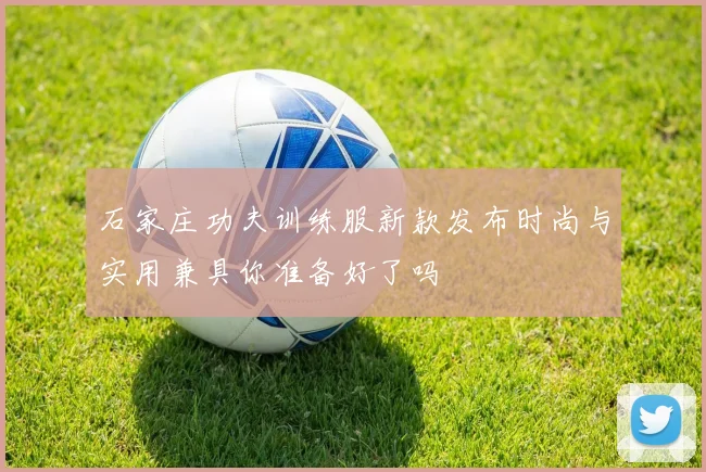 石家庄功夫训练服新款发布时尚与实用兼具你准备好了吗